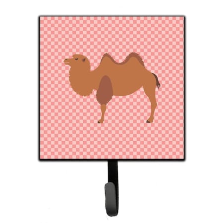 Carolines Treasures Bactrian Camel Pink Check Leash or Key Holder BB7818SH4
